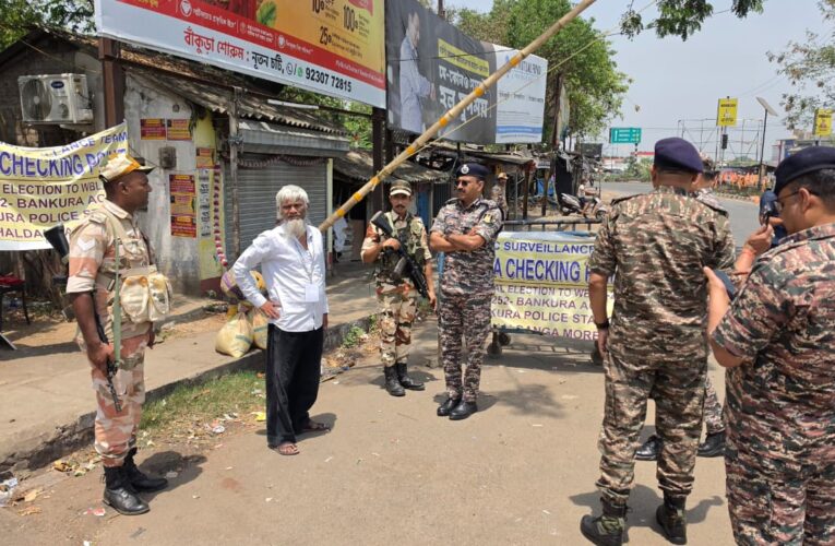 Director General of CRPF Inspects Bankura Check Posts to Ensure Secure West Bengal Elections