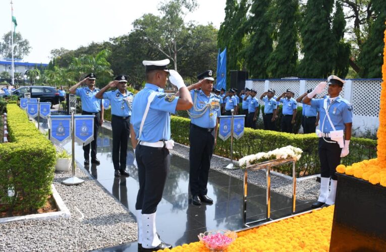 Air Marshal Shrinivas Reviews Advanced Training Facilities at Air Force Academy Dundigal