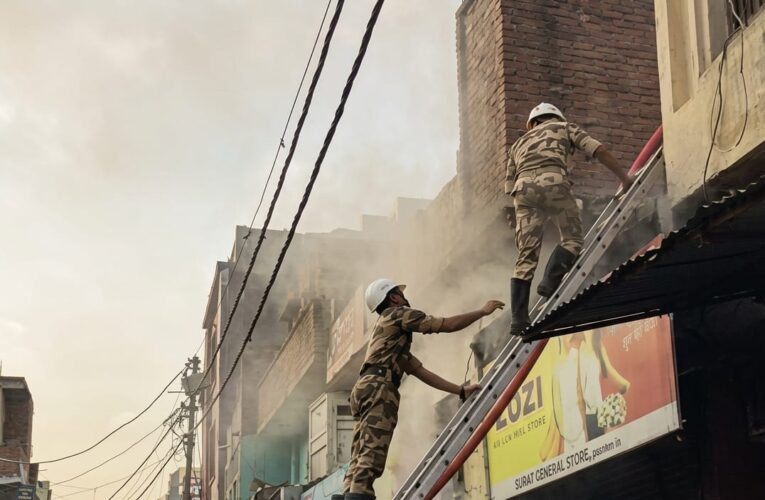 Heroes in Uniform: CISF Fire Wing Saves Lives and Prevents Disaster in Ghatampur Market Blaze