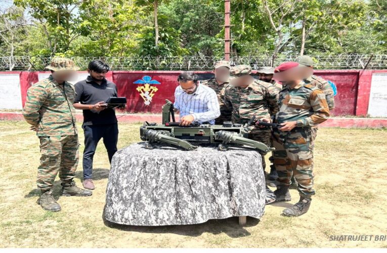 Shatrujeet Brigade enhances operational readiness with robotic platform servicing