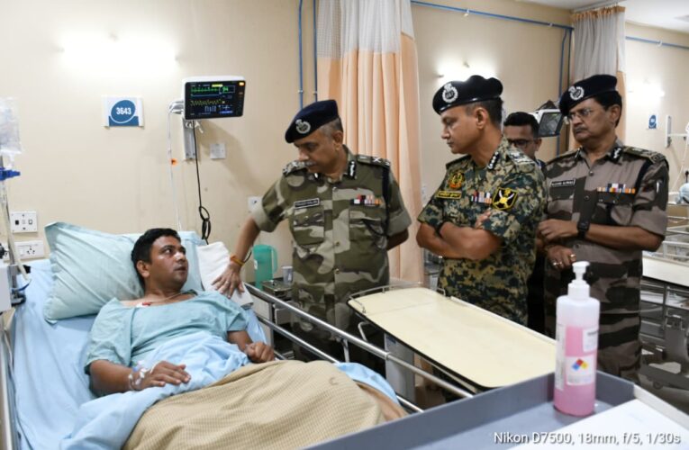 BSF and CISF DGs Commend Bravery of Injured Personnel Following West Bengal Attack