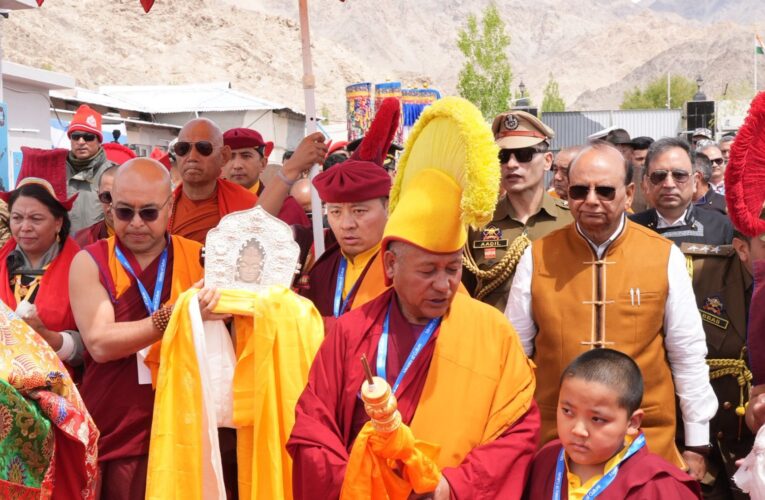 Holy Buddha Relics arrive in Ladakh for historic exposition