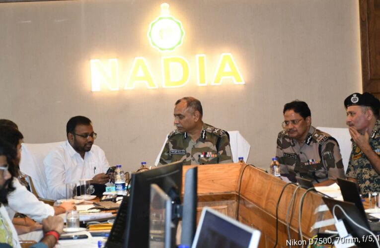 CISF Director General reviews election monitoring and response systems in Nadia