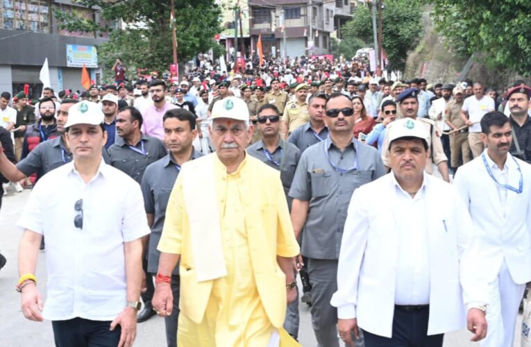 Lieutenant Governor Manoj Sinha Vows to Dismantle Drug Syndicates in Jammu and Kashmir
