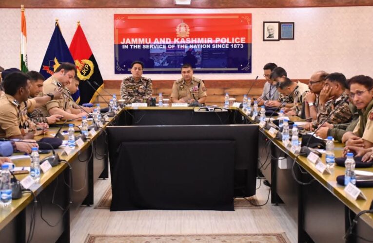 IGP Kashmir V.K. Birdi Reviews Security for Upcoming Events