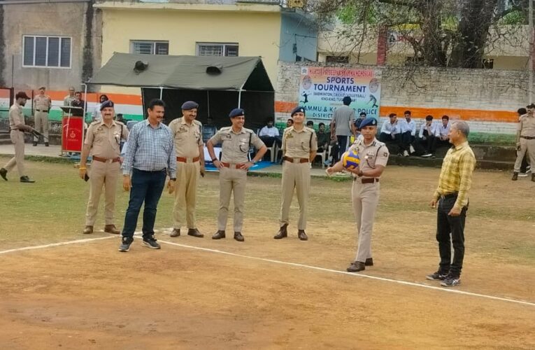 SSP Udhampur Inaugurates Martyr PSI Deepak Sharma Memorial Sports Tournament