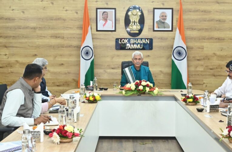 LG Manoj Sinha Orders ‘Zero Tolerance’ Policy to Tackle Drug Menace in Jammu & Kashmir