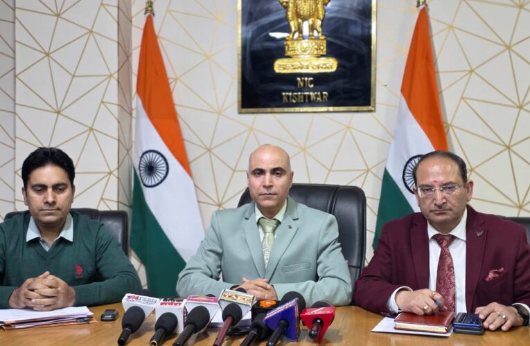 Kishtwar Achieves 100% Revenue Record Digitization; DC Launches Online Grievance Portal