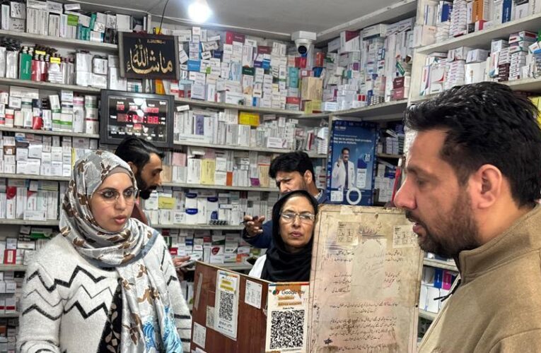 Drug Control Drive: Inspections and Prescription Audits Conducted in Kangan Market