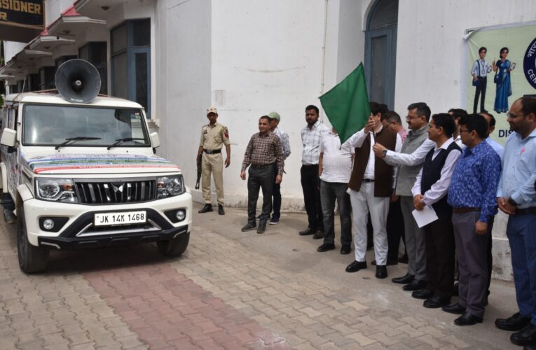 Udhampur DEO Minga Sherpa Flags Off IEC Van to Boost Panchayat Electoral Roll Revision 2026 Awareness