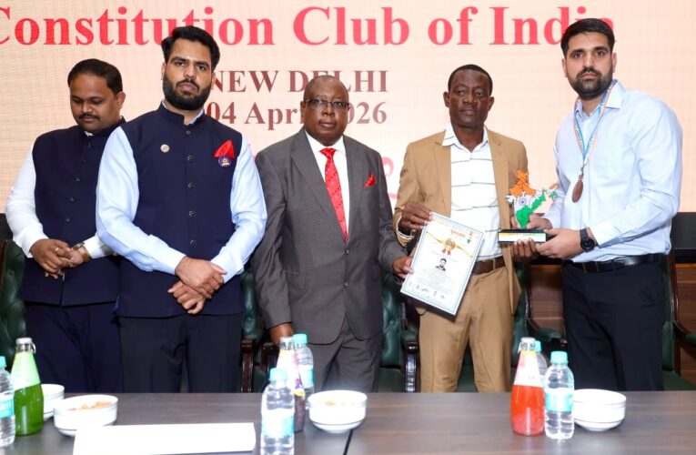 Arif Kataria Honored with Shan-e-Bharat Award for Excellence in Sports and Social Service