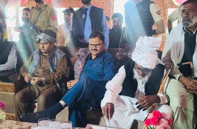 Minister Javed Ahmed Rana Holds Public Outreach in Rajouri; Pledges Rapid Development for Border and Tribal Areas