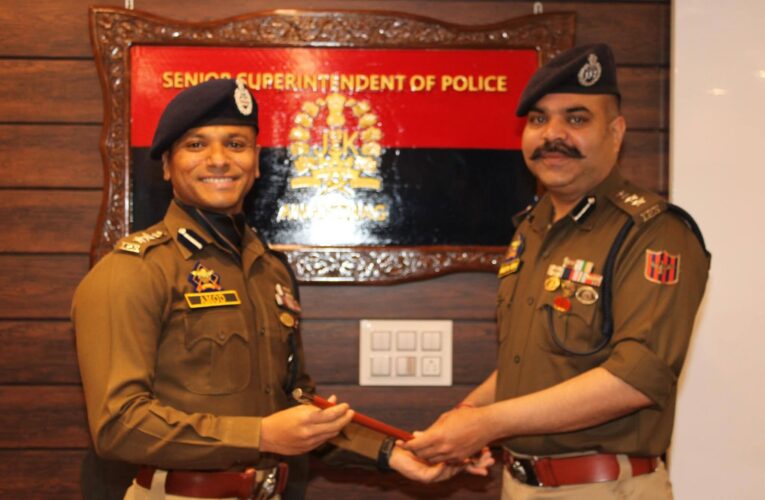 Amod Ashok Nagpure Takes Charge as SSP Anantnag to Enhance Public Safety and Policing