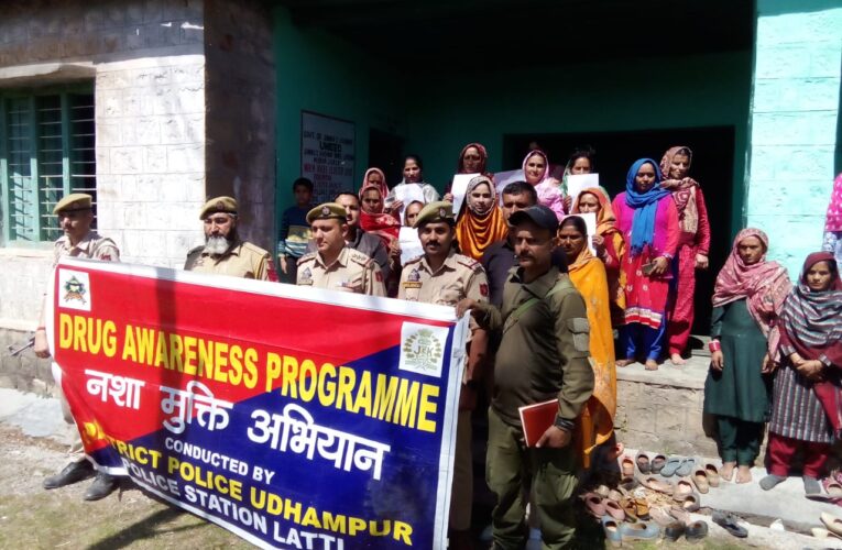 Udhampur Police Launch Community Campaigns to Tackle Substance Abuse