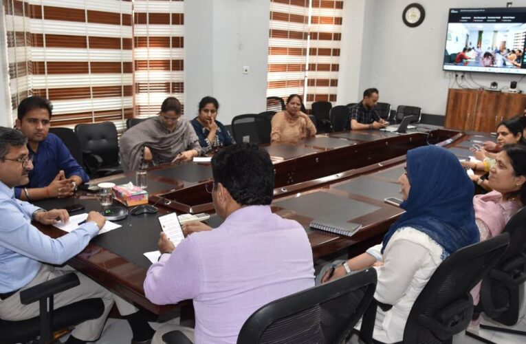 Additional Deputy Commissioner Reviews HPV Vaccination Campaign Progress in Udhampur
