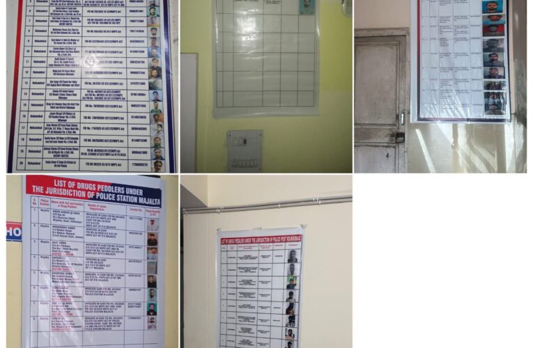 Udhampur Police Intensifies Anti Drug Campaign by Publicly Identifying Peddlers Across District