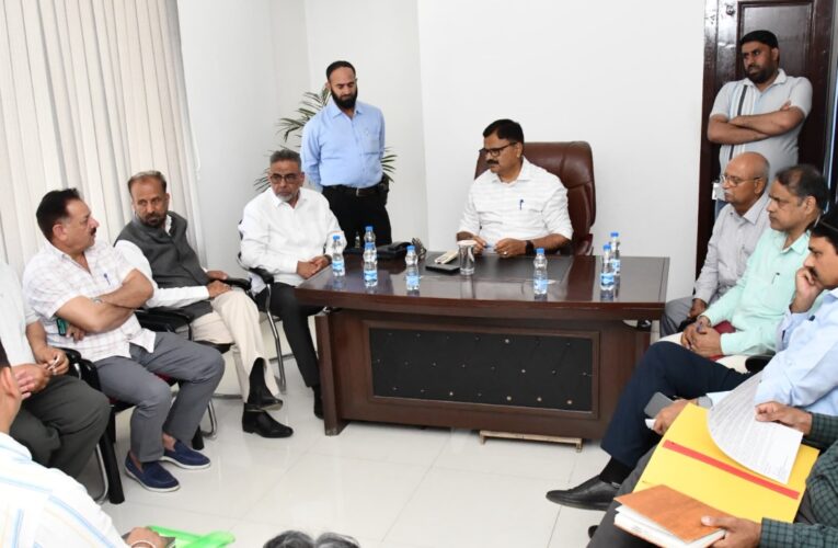 Jal Shakti Minister Javed Ahmed Rana calls for long term strategy to solve water scarcity in Jammu Kandi areas