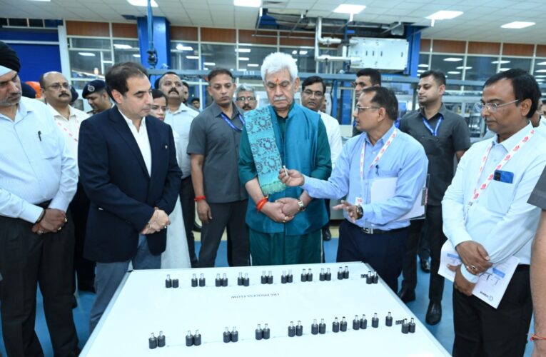 Lieutenant Governor Manoj Sinha Inaugurates Eveready Industries Plant in Samba to Boost Economic Growth