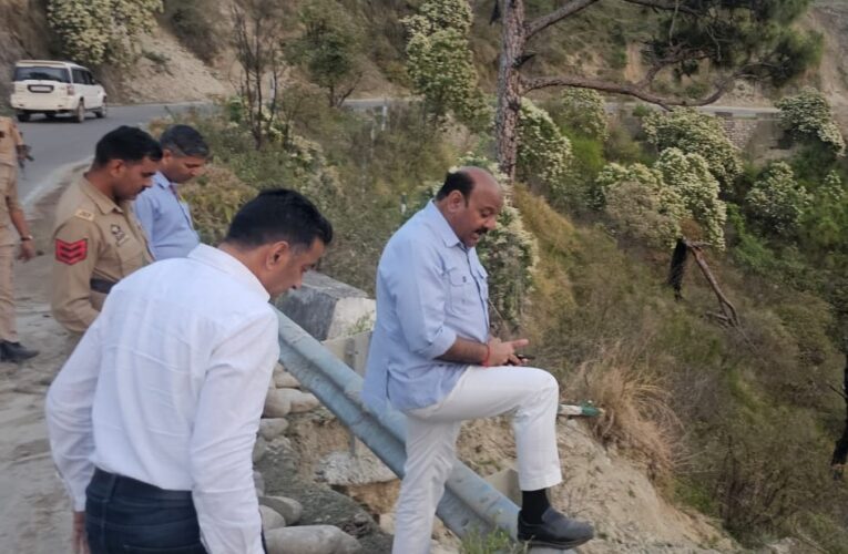 Deputy Chief Minister Orders Safety Audit of Ramnagar Accident Site and Inspects Udhampur Development Projects