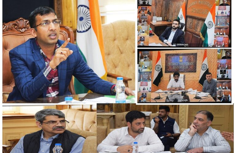 Divisional Commissioner Kashmir Reviews Revenue Matters and Urban Development Initiatives