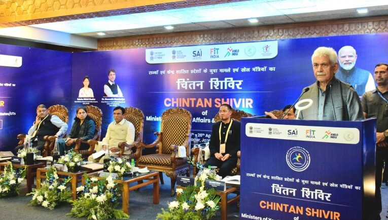 Lieutenant Governor Manoj Sinha Outlines Vision to Transform India into Sporting Superpower at Chintan Shivir