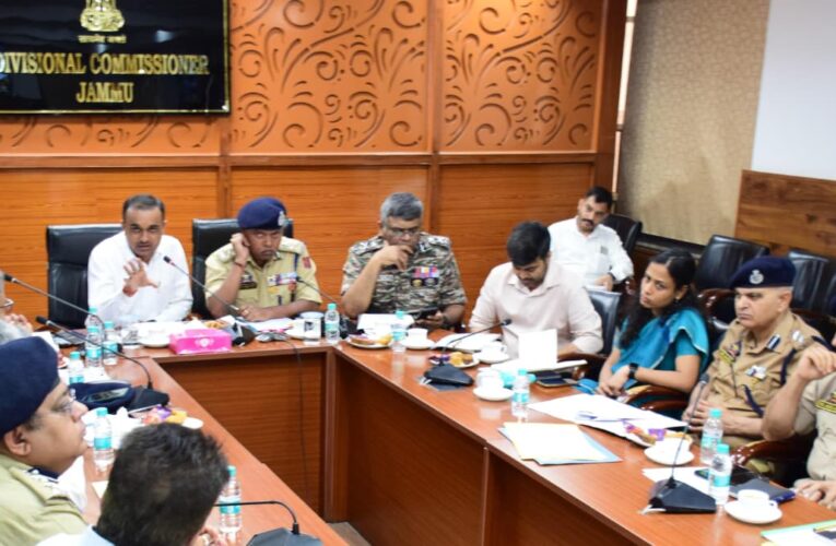 High-level meeting held to finalize arrangements for Shri Amarnathji Yatra 2026
