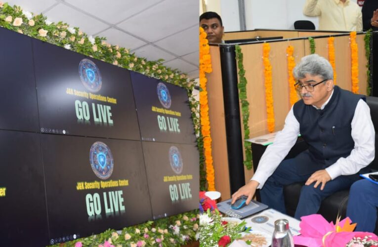 Chief Secretary Atal Dulloo Inaugurates Security Operations Centre to Enhance Jammu and Kashmir Cyber Security