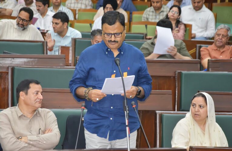 J&K Budget Session 2026: Minister Javed Rana Addresses Water Supply Restoration and JJM Projects in Gurez