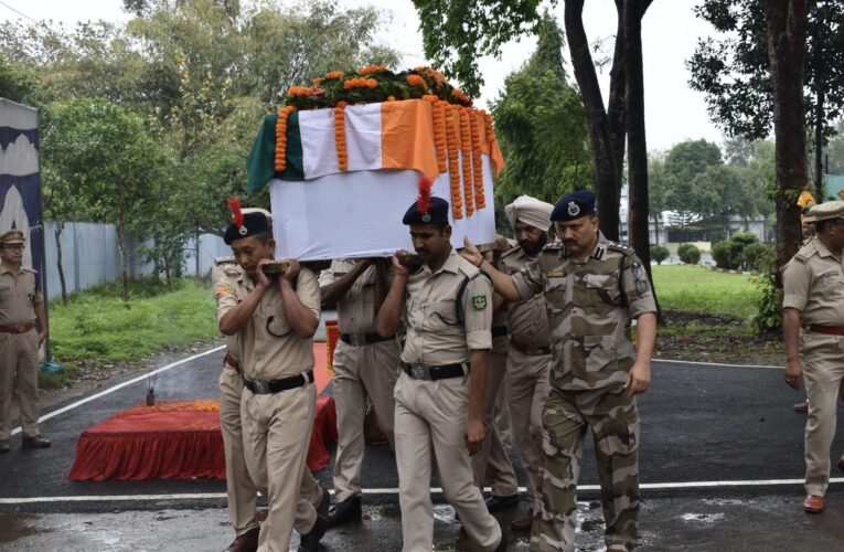 CISF Honors Fallen Hero: Brave K9 Molly Bid Farewell with Full Military Honors at Duliajan