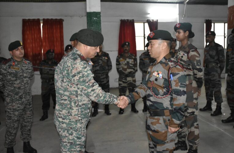 DG Assam Rifles Visits Ghaspani Garrison in Nagaland to Review Operations and Academic Initiatives