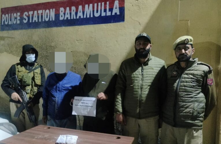 Baramulla Drug Bust: Two Peddlers Arrested with Brown Sugar in Old Town