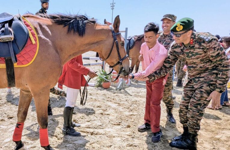 Military Hospital Meerut Hosts Equine Therapy Session for Asha School Children on World Autism Awareness Day