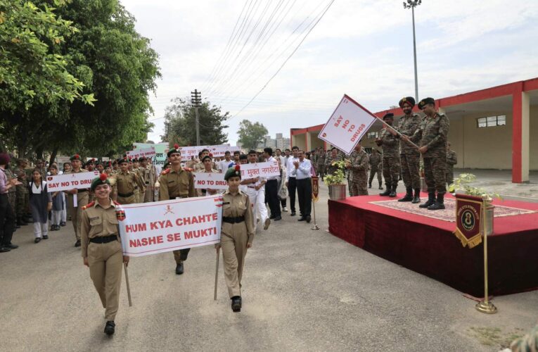White Knight Corps Joins “Nasha Mukt Bharat Abhiyan”: Indian Army Launches 100-Day Anti-Drug Crusade in Nagrota