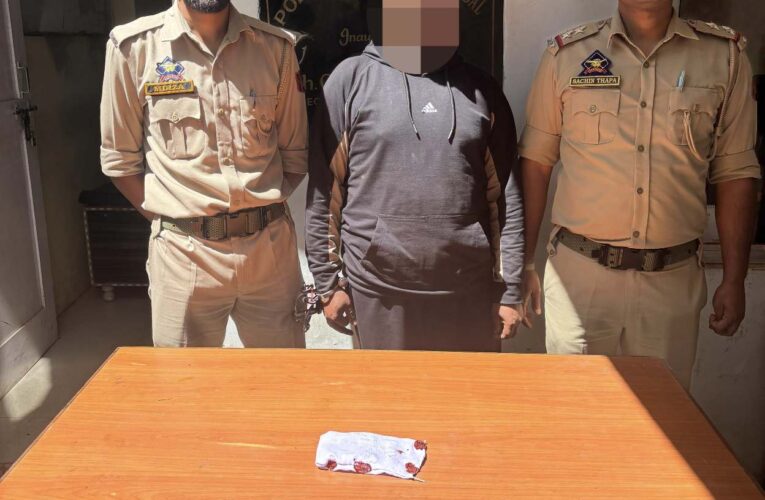 Udhampur Drug Bust: Police Apprehend Peddler with Heroin at Phalata Naka