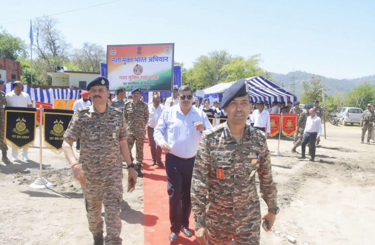 CRPF 187 Battalion Launches Mega Anti-Drug Awareness Campaign in Udhampur