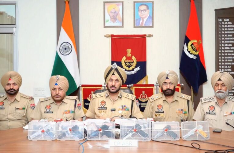 Amritsar Police Dismantle Cross-Border Arms Smuggling Ring; Three Arrested