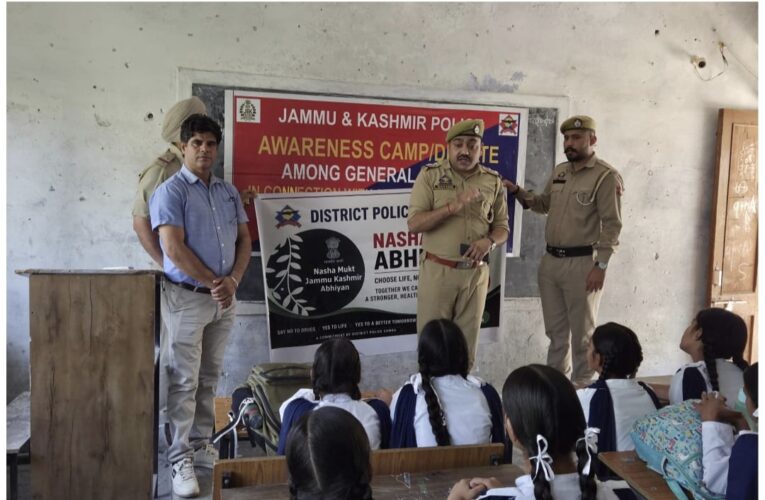 Samba Police Hold Anti Drug Awareness and New Criminal Laws Session at GHSS Vijaypur