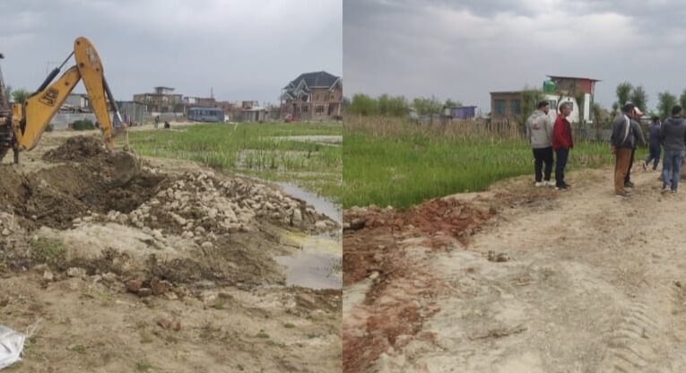 Revenue Department Reclaims Three Kanals of State Land During Anti Encroachment Drive in Bemina