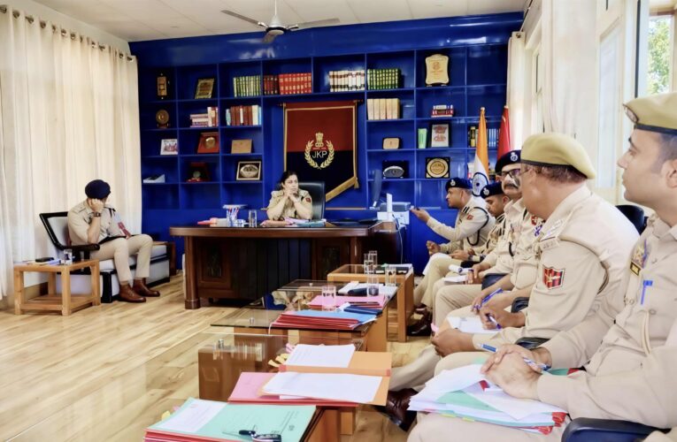 DIG Doda Kishtwar Ramban Range Chairs Joint Crime and Security Review Meeting at Batote