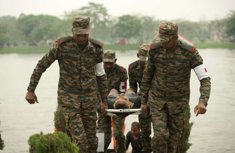 Indian Army and Multiple Agencies Conduct Successful Pre Monsoon Disaster Management Exercise JALRAHAT at IIT Guwahati