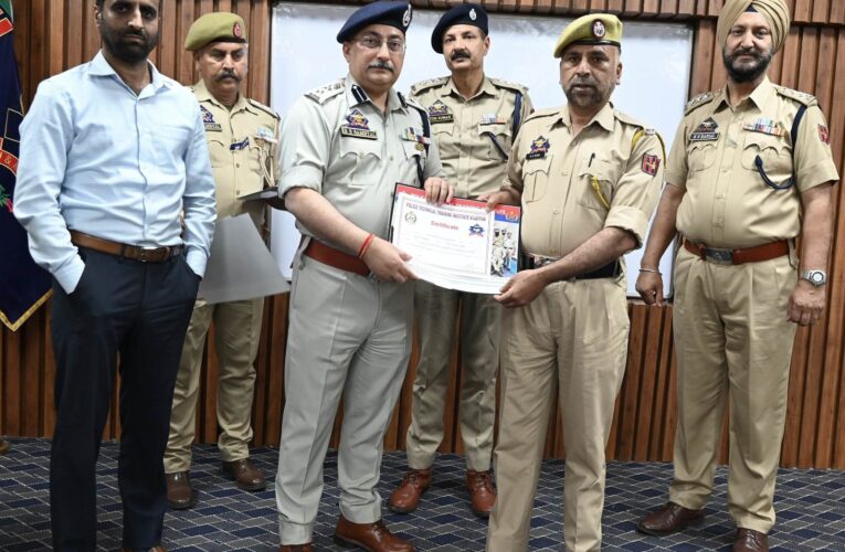 PTTI Vijaypur Concludes Specialized Training Courses for Jammu and Kashmir Police