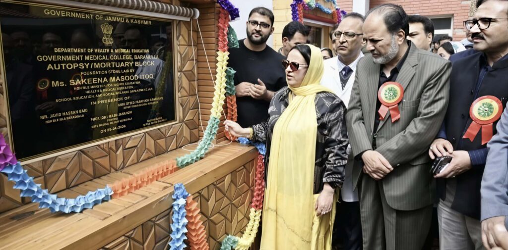 Minister Sakeena Itoo Boosts Infrastructure in Baramulla with New Science Block and Welfare Projects