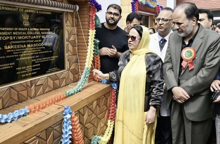 Minister Sakeena Itoo Boosts Infrastructure in Baramulla with New Science Block and Welfare Projects