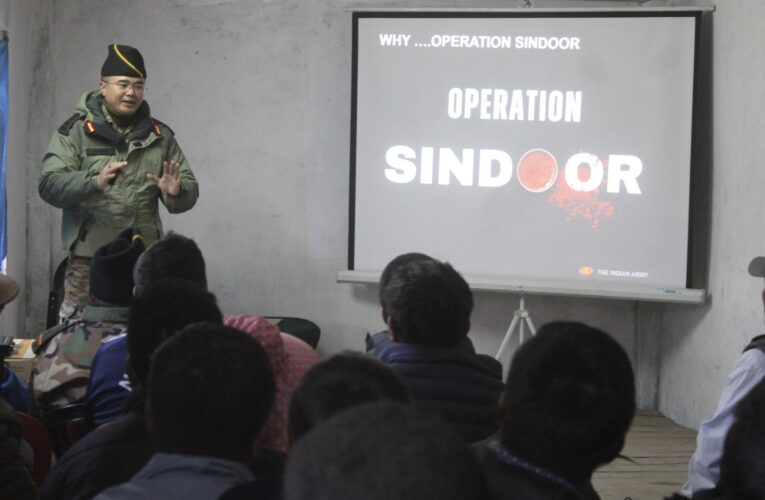 Indian Army Gajraj Corps shares untold stories of Operation Sindoor with Tawang students