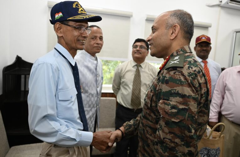 Gajraj Corps Commander meets veterans in Sonitpur to discuss welfare and career initiatives