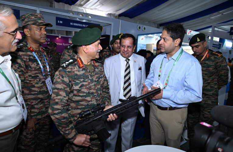 Army Chief visits North Tech Symposium to boost self reliance in defence technology
