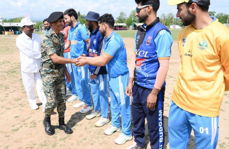 BSF and SAI launch Pir Panjal U-19 T20 cricket tournament in SrinagarS