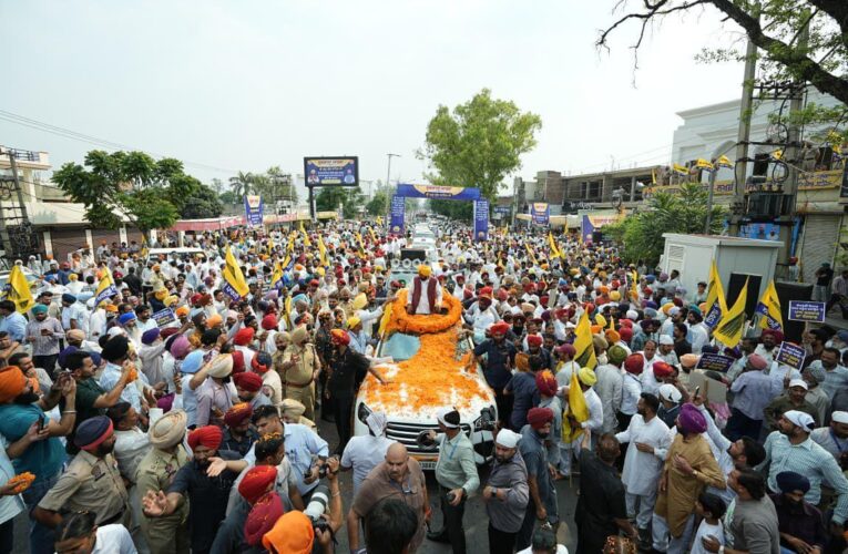 Punjab CM Bhagwant Mann Leads Massive Shukrana Yatra to Celebrate Landmark Anti-Sacrilege Legislation