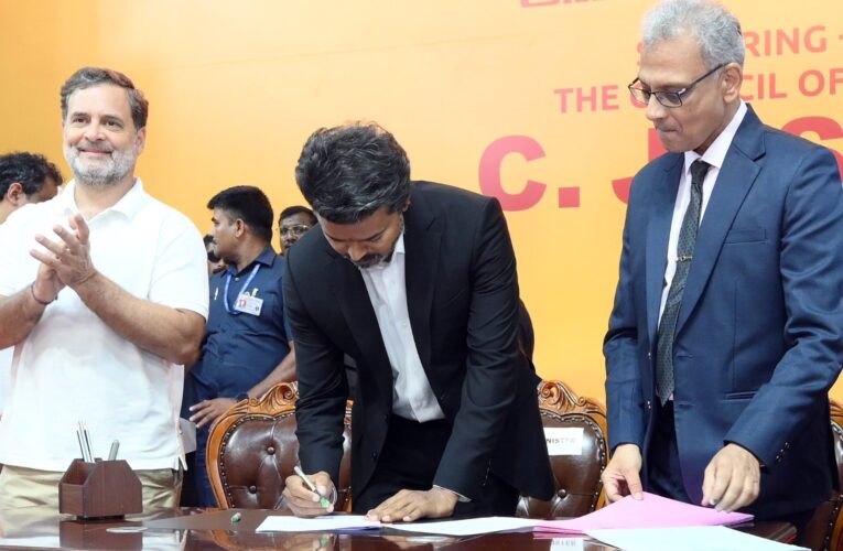 Tamil Nadu CM Vijay signs key orders for free electricity and women safety