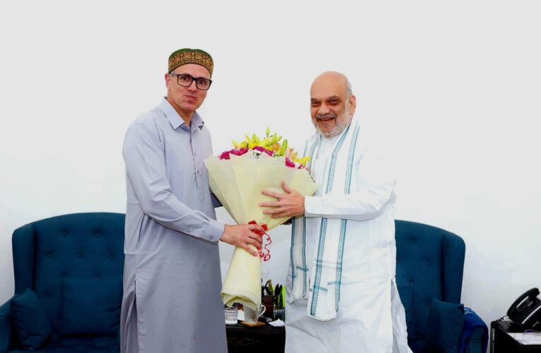 Omar Abdullah meets Amit Shah to fast track Statehood restoration and governance reforms